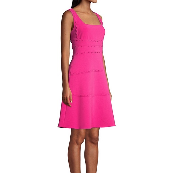 Kobi Halperin | Michaela Scalloped Fit-&-Flare Dress - Picture 5 of 13